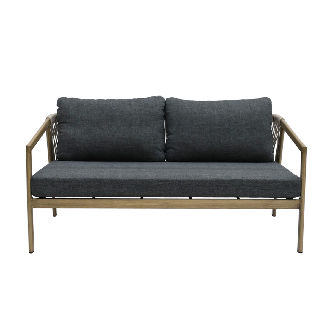 MADERA LOUNGE SET 1+2+1 ALUMINIUM NATURAL GREY PRC