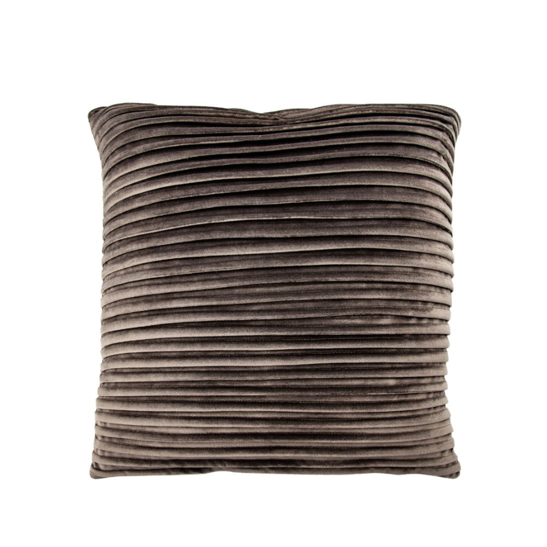 PLISSE DECOR CUSHION VELVET MUSHROOM 45x45cm PRC