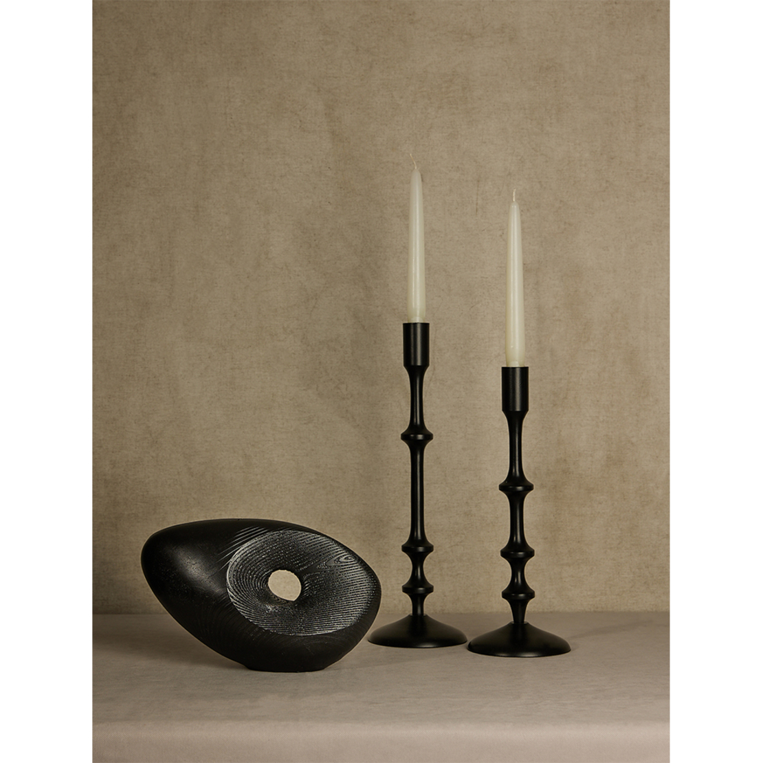 BAAL DECO POLYRESIN BLACK 28x11,5xH17cm PRC