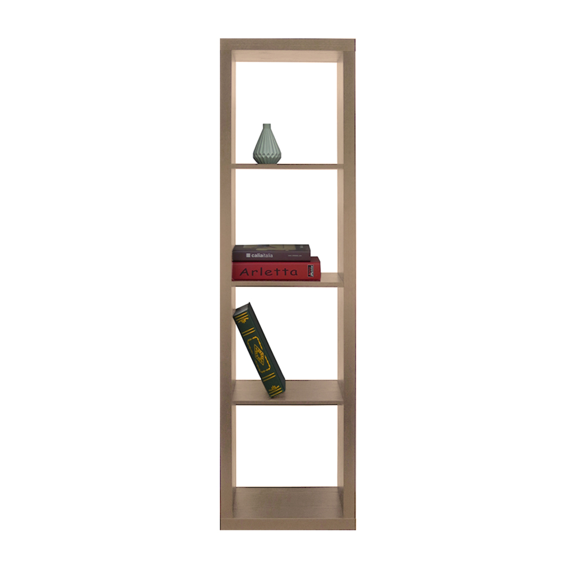 KIVOS 41,6 BOOKCASE HONEYCOMB SONOMA 41,6x29,5xH147,5cm E1 PRC