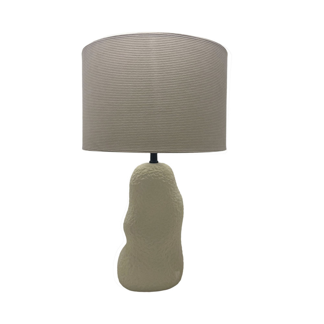 SANG LAMP TABLE 16x11x52 CERAMIC BEIGE VELVET BEIGE