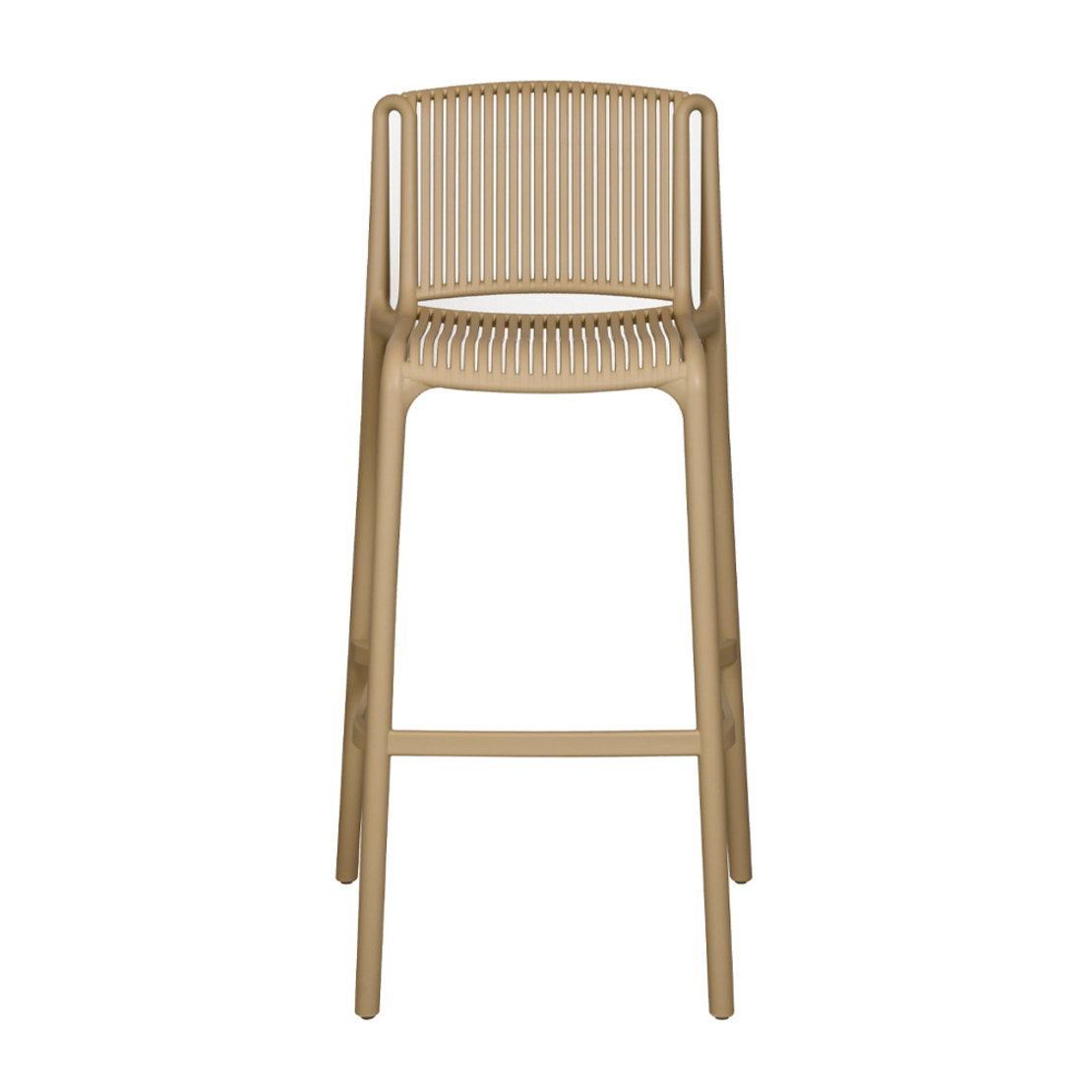 POLLY STOOL BAR PP CARAMEL PRC