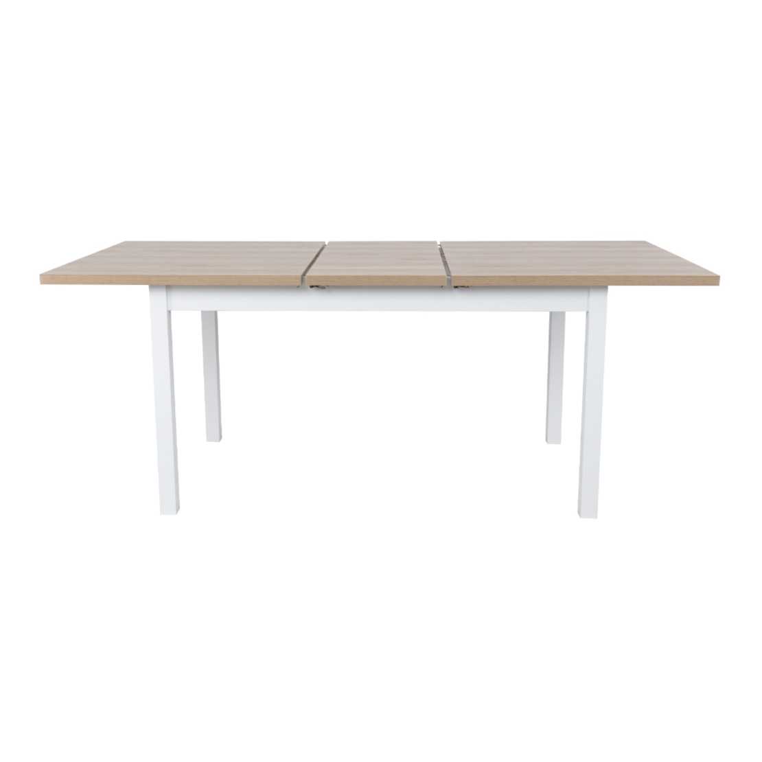 COTTAGE TABLE EXTENDABLE MELAMINE WHITE NATURAL E1 PRC