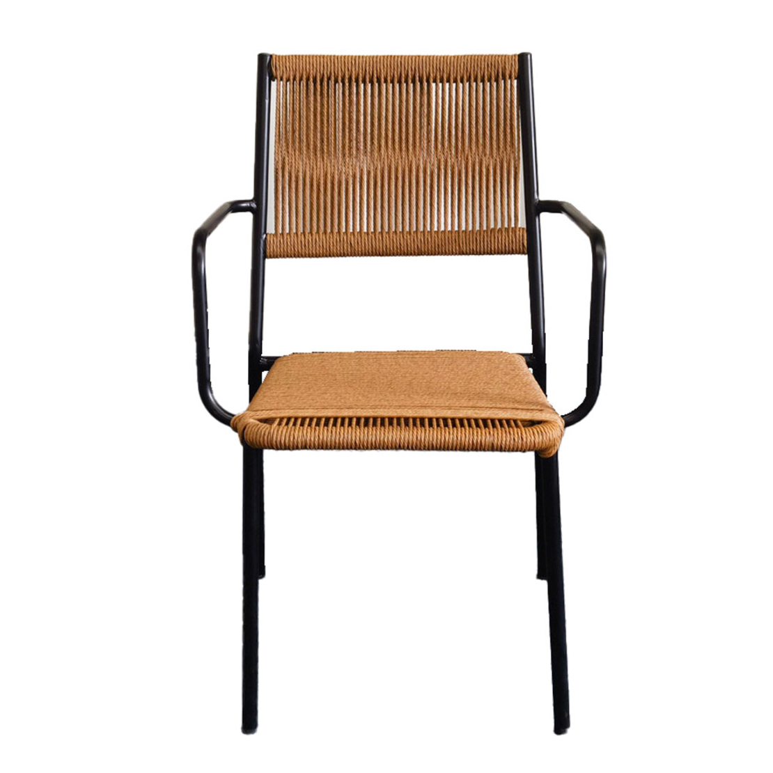 PERTH CHAIR RATTAN NATURAL BLACK 54,5x56xH86cm PRC