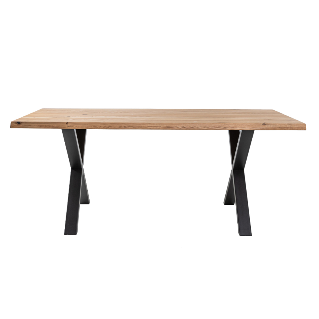 DILEGNO TABLE WOOD MANGO OAK NATURAL METAL BLACK E1 PRC