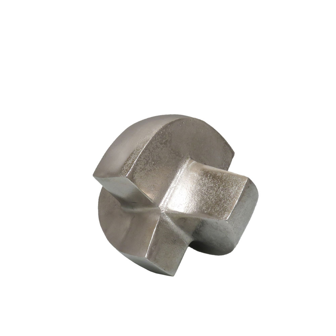 BRONTIE DECORATION KNOT 20x19x19 ALUMINIUM SILVER