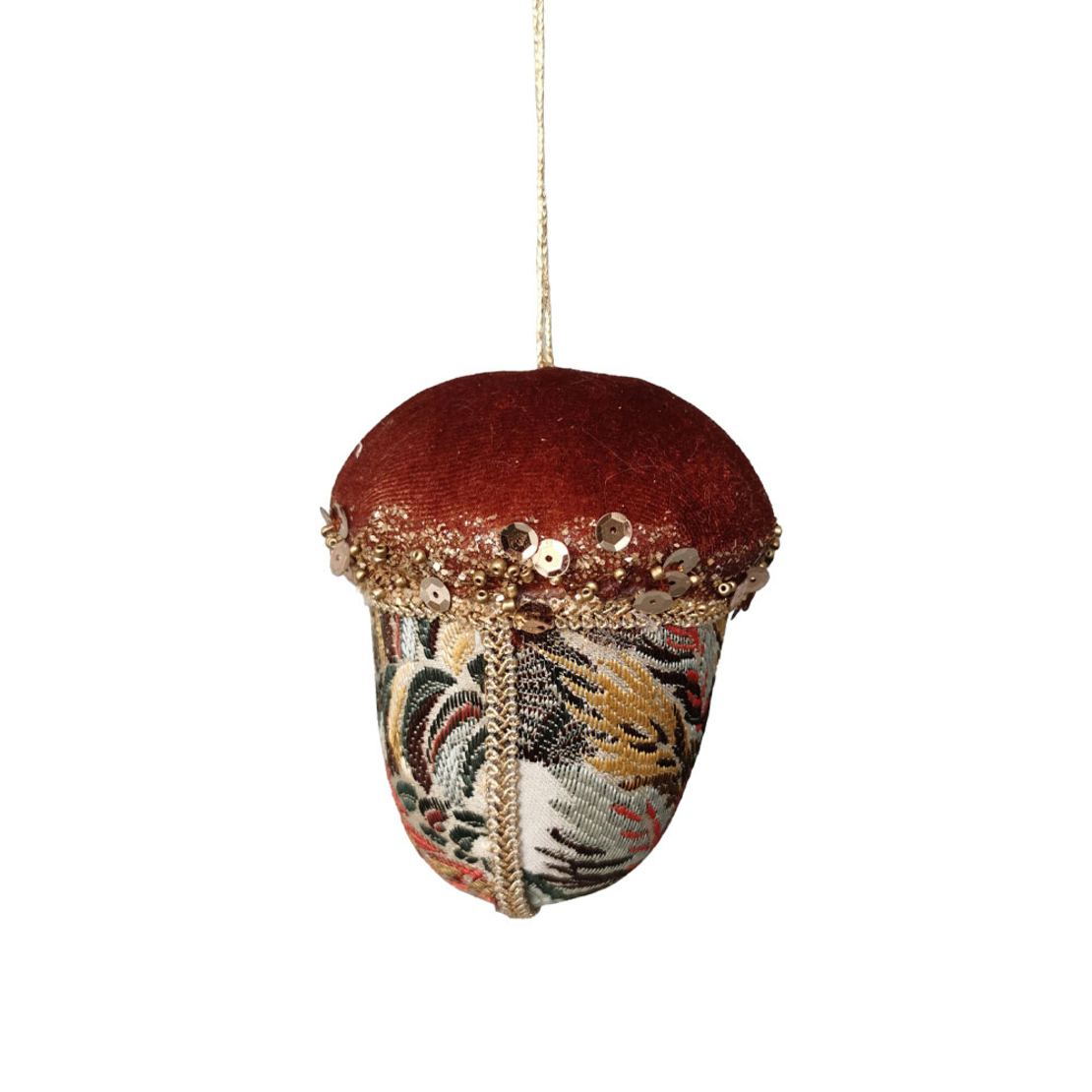 XMAS ACORN BROCADE A BALL MULTICOLOR PRC