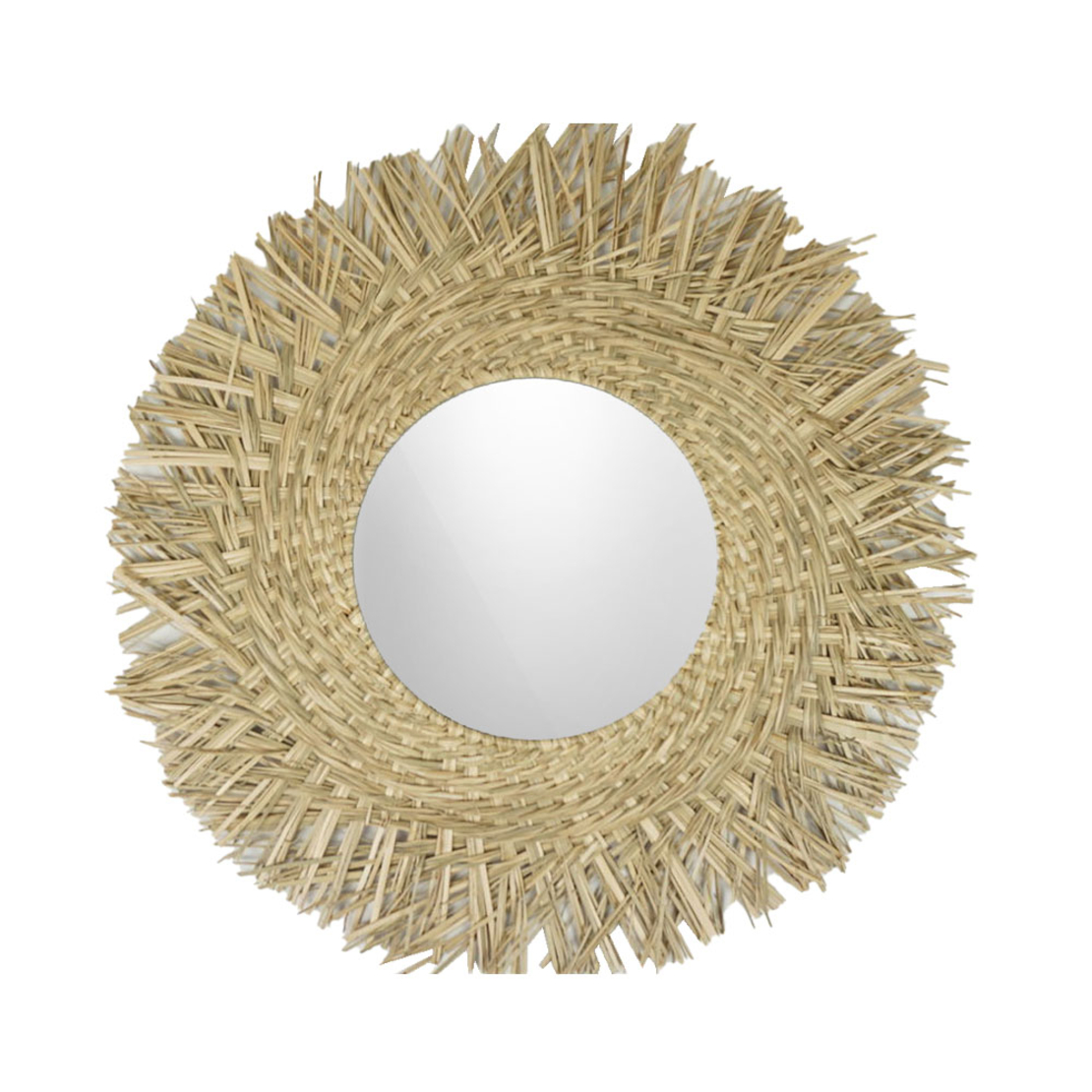 PAROS MIRROR SEAGRASS NATURAL 70x70cm VN