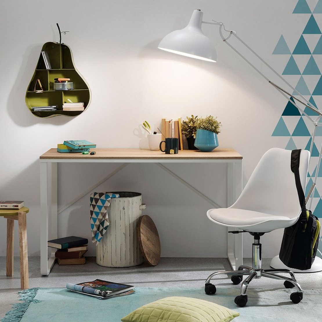 FORMA DESK MDF WITH PAPER VENEER SONOMA 120x60xH75cm E1 PRC