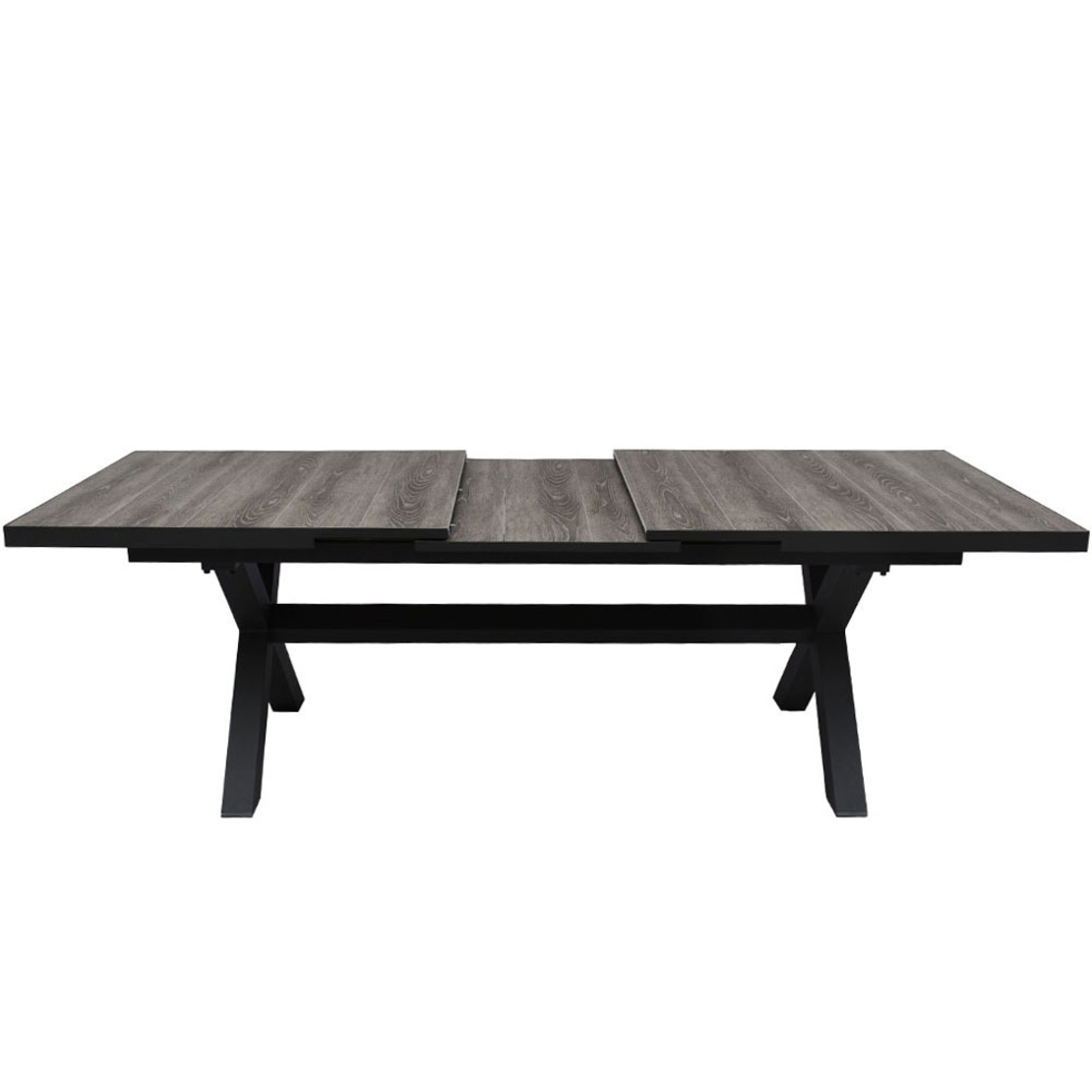 SORPRESA TABLE ALUMINIUM GREY GREY DARK 202x101xH7