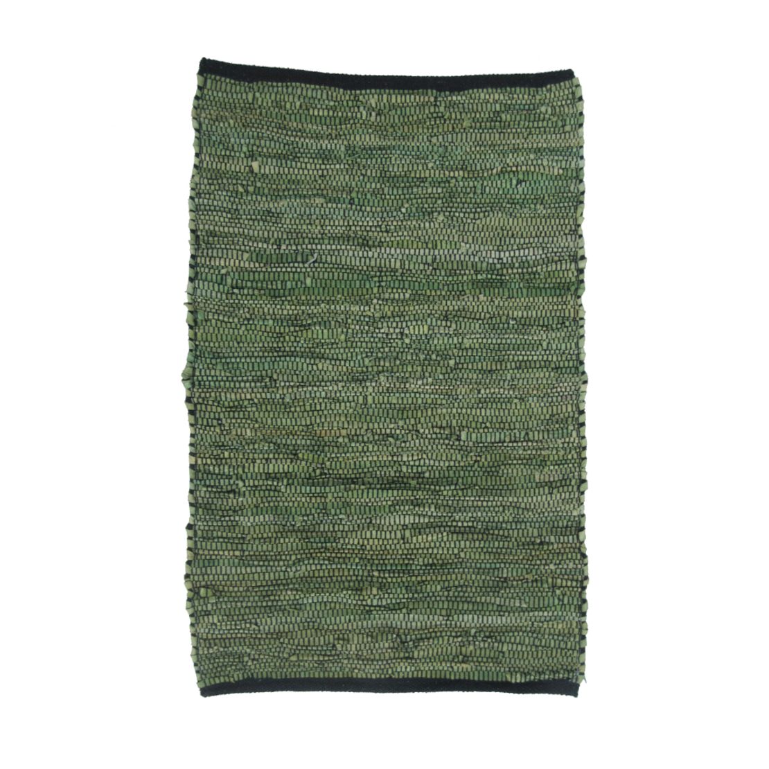 GRASS CARPET LEATHER GREEN 60x90cm IN