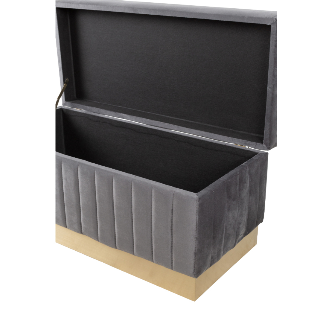 ICTUS STOOL FABRIC BLACK GREY GOLD E1 PRC