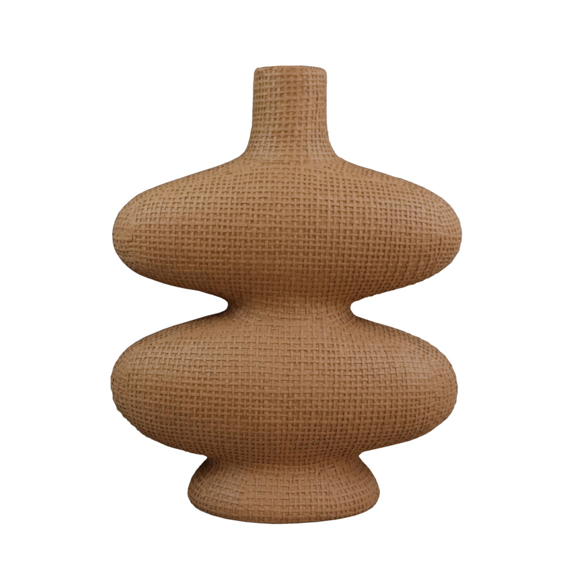 RANDI VASE POLYRESIN TERRACOTTA 31,5x14,5xH39cm PR