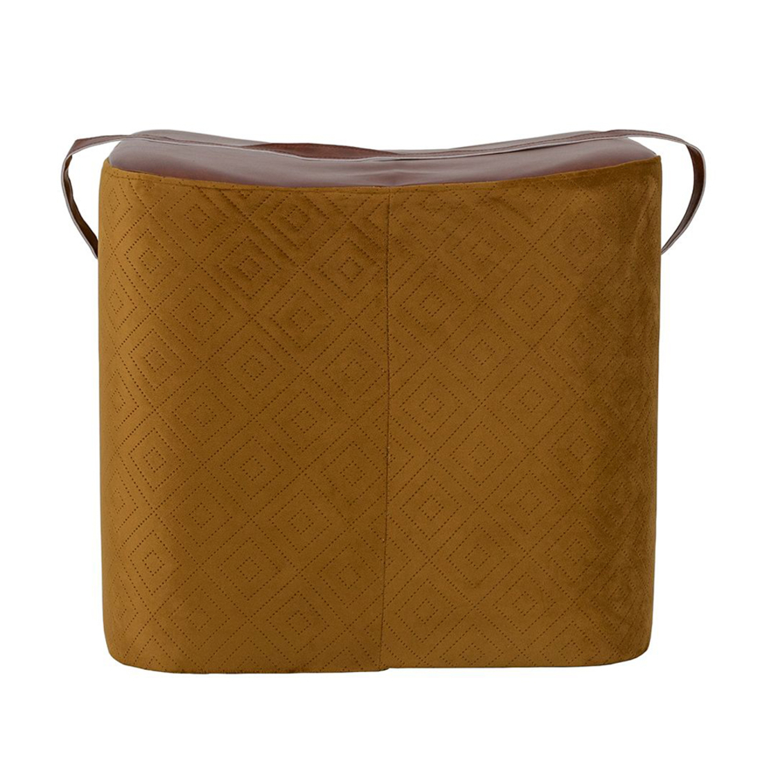 COWBOY STOOL FABRIC GOLD FINGER BROWN E1 PRC
