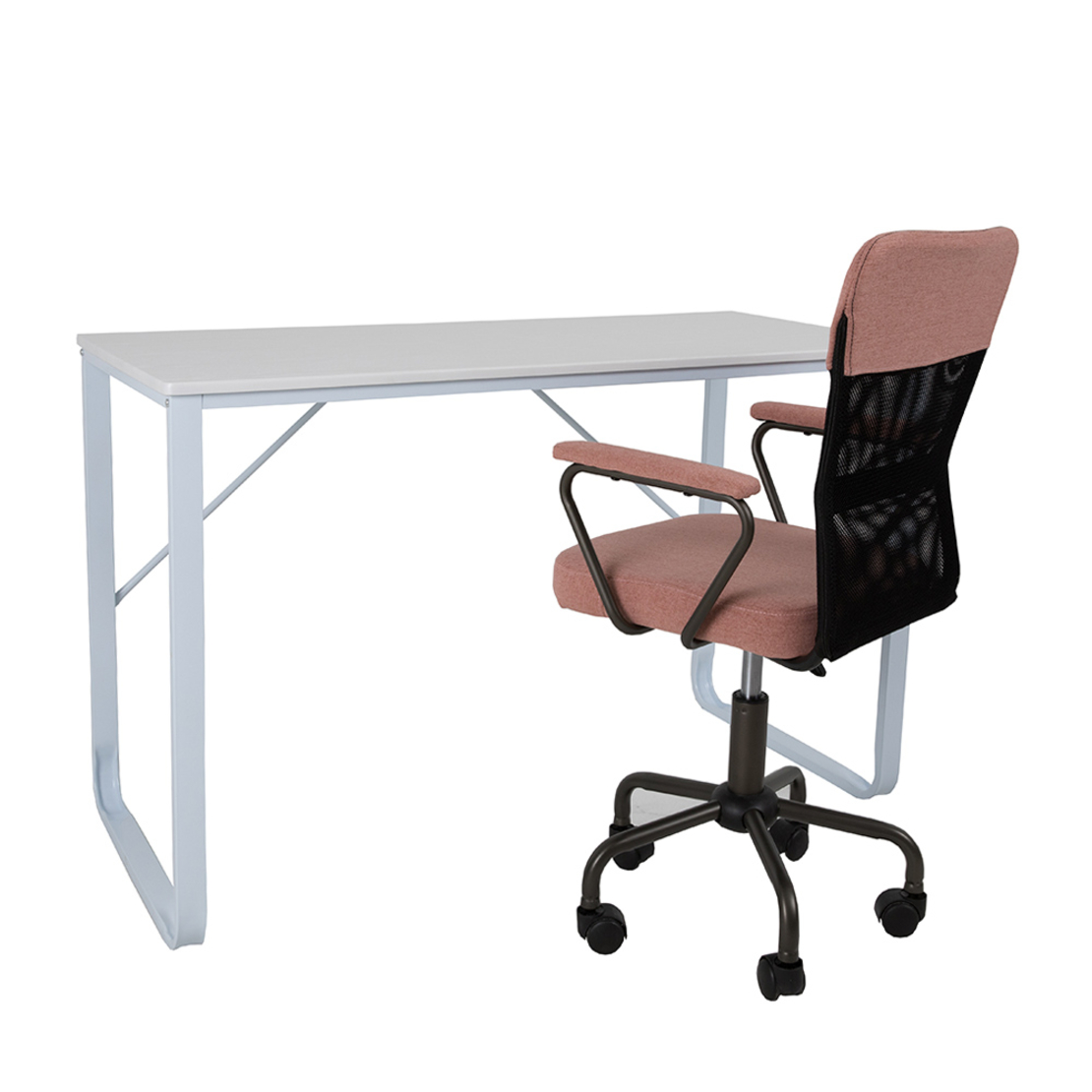 FORMA DESK MDF WITH PAPER VENEER WHITE WHITE 120x60xH75cm E1 PRC