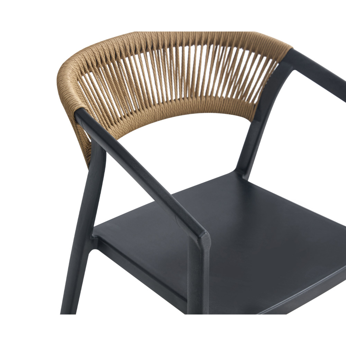 CONCORD CHAIR PP BLACK LATTE PRC