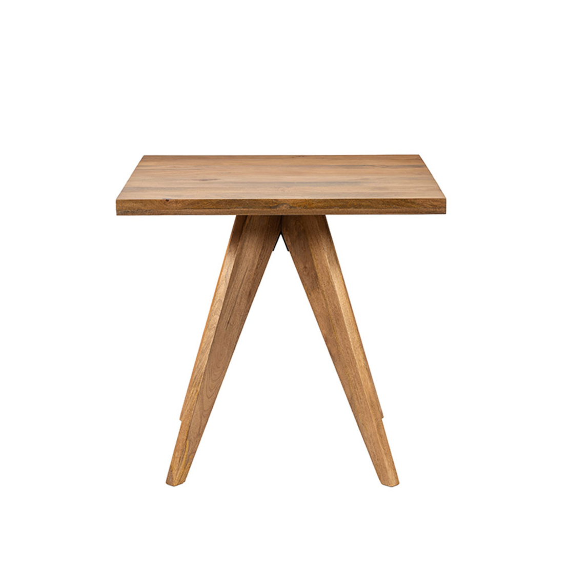 CARRE TABLE WOOD MANGO WALNUT IN