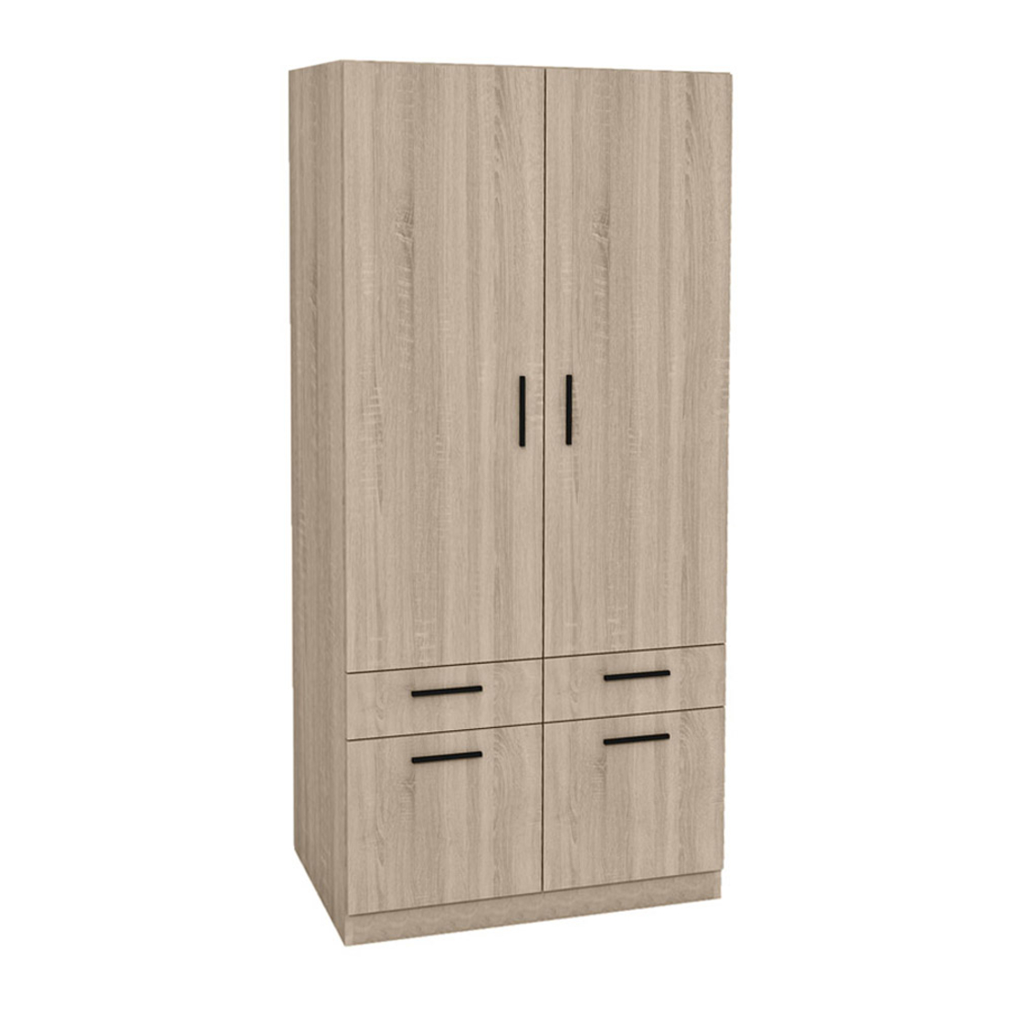 SIX WARDROBE MELAMINE SONOMA 91x56x199 E1 EU
