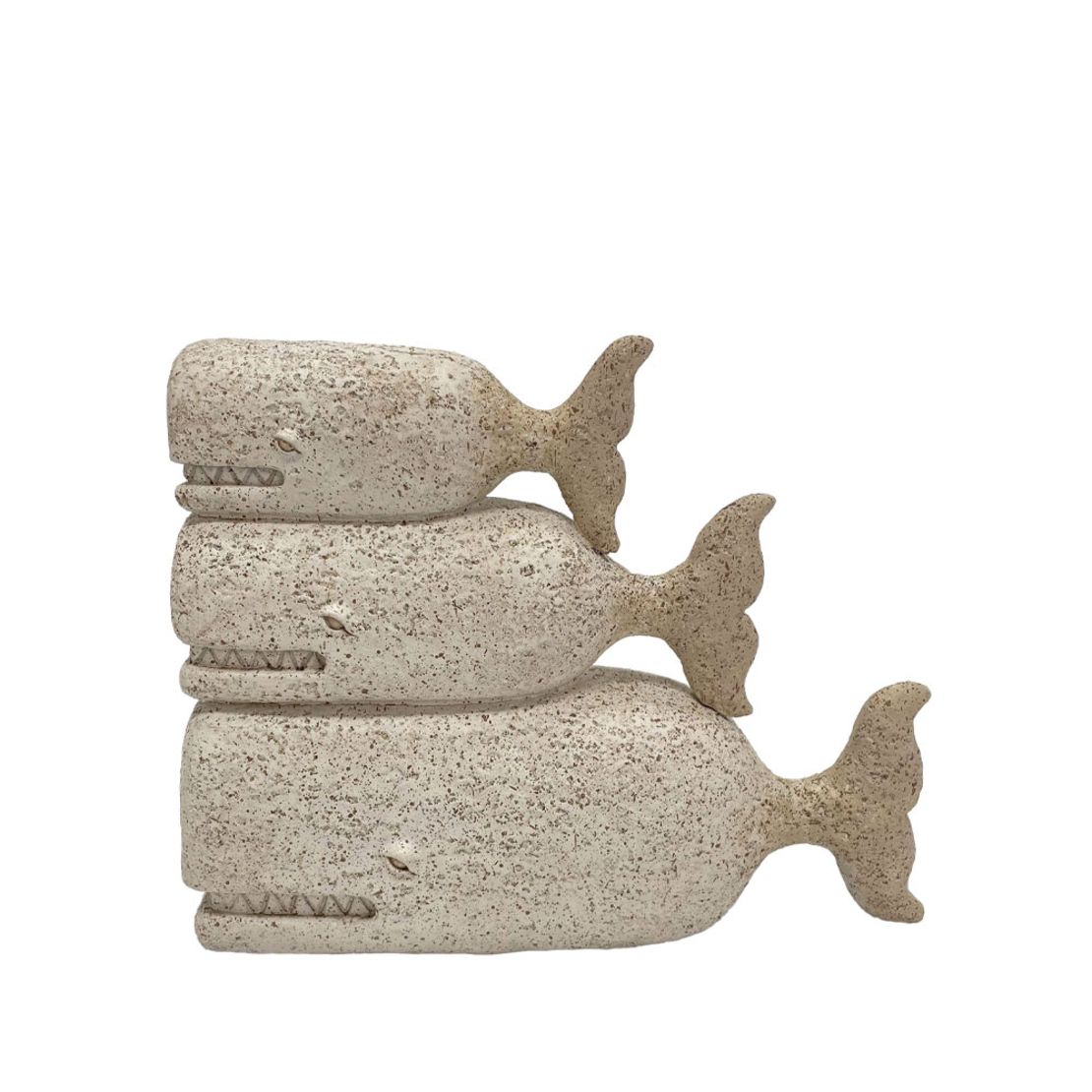 MONDO DECORATION FISH 22.7x8.2x17.6 POLYRESIN BEIGE BROWN