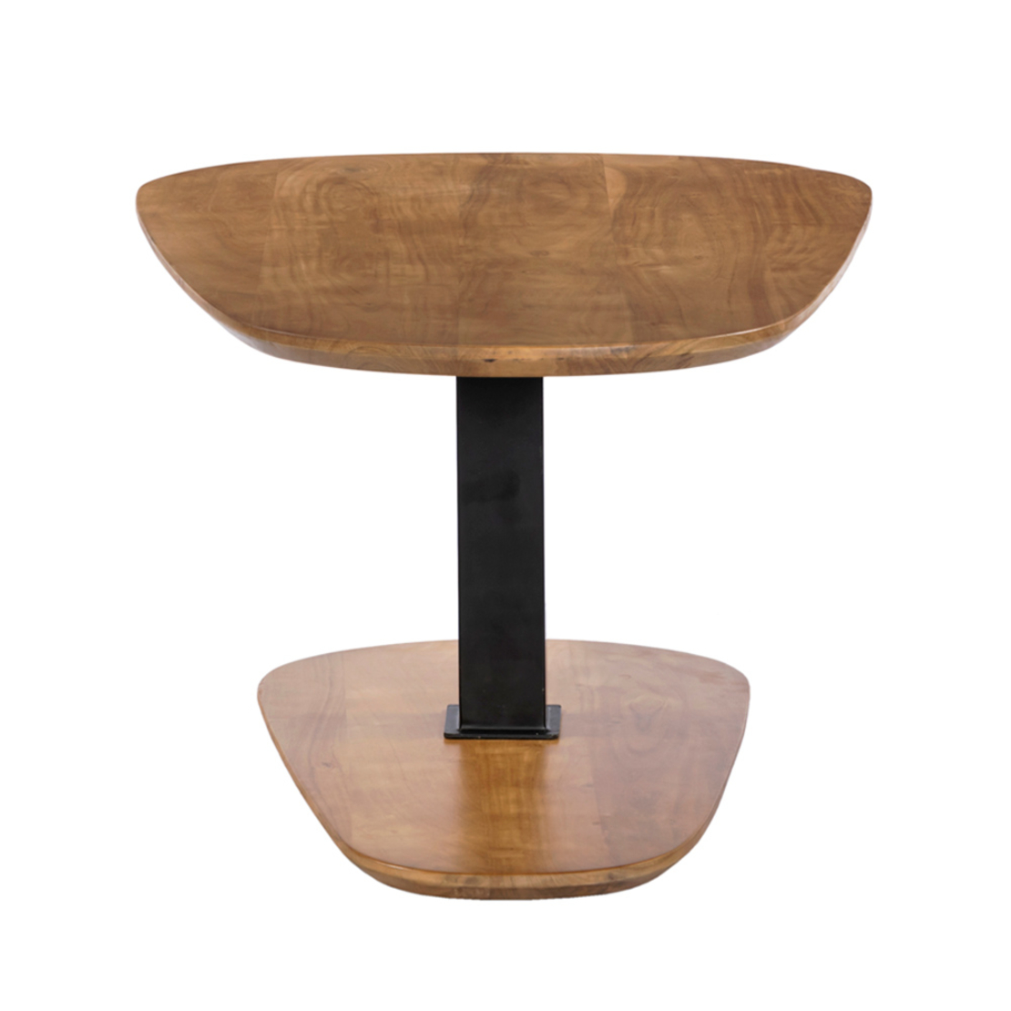 LEVEL COFFEE TABLE WOOD ACACIA WALNUT METAL BLACK 95x65xH48cm IN