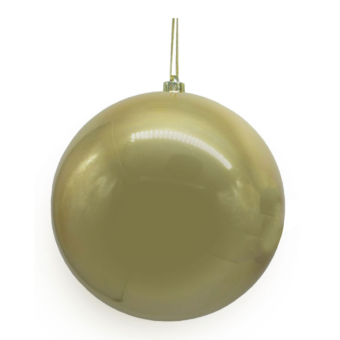XMAS FAITH 25 PENDANT BALL PLASTIC GOLD 25x15xH25