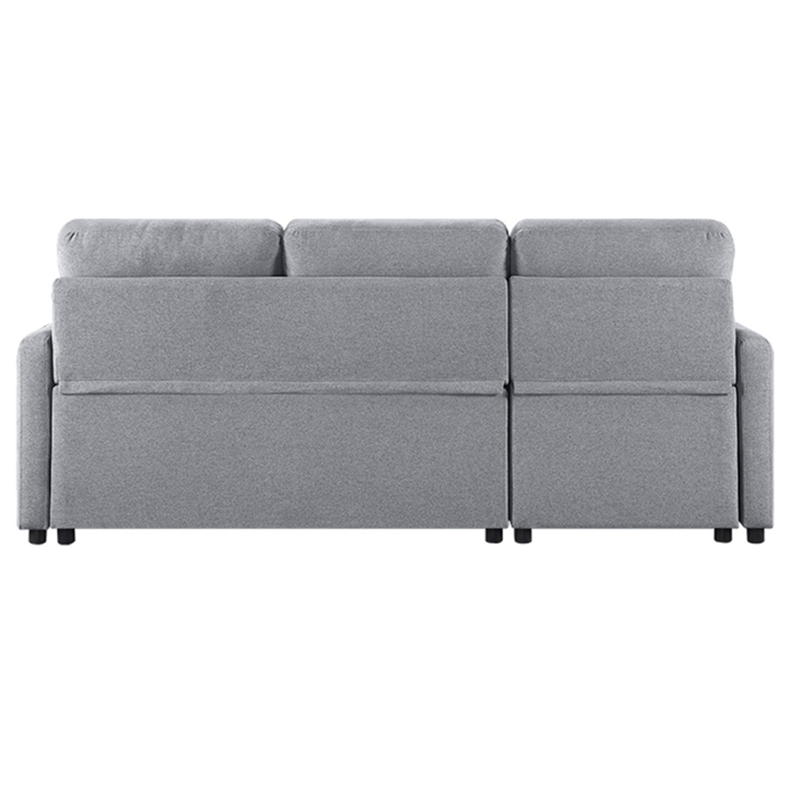 TUCAN SOFA BED REVERSABLE CORNER FABRIC GREY E1 PRC
