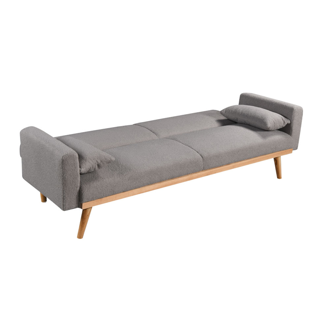 PANTA SOFA BED 3SEAT FABRIC GREY LIGHT E1 PRC