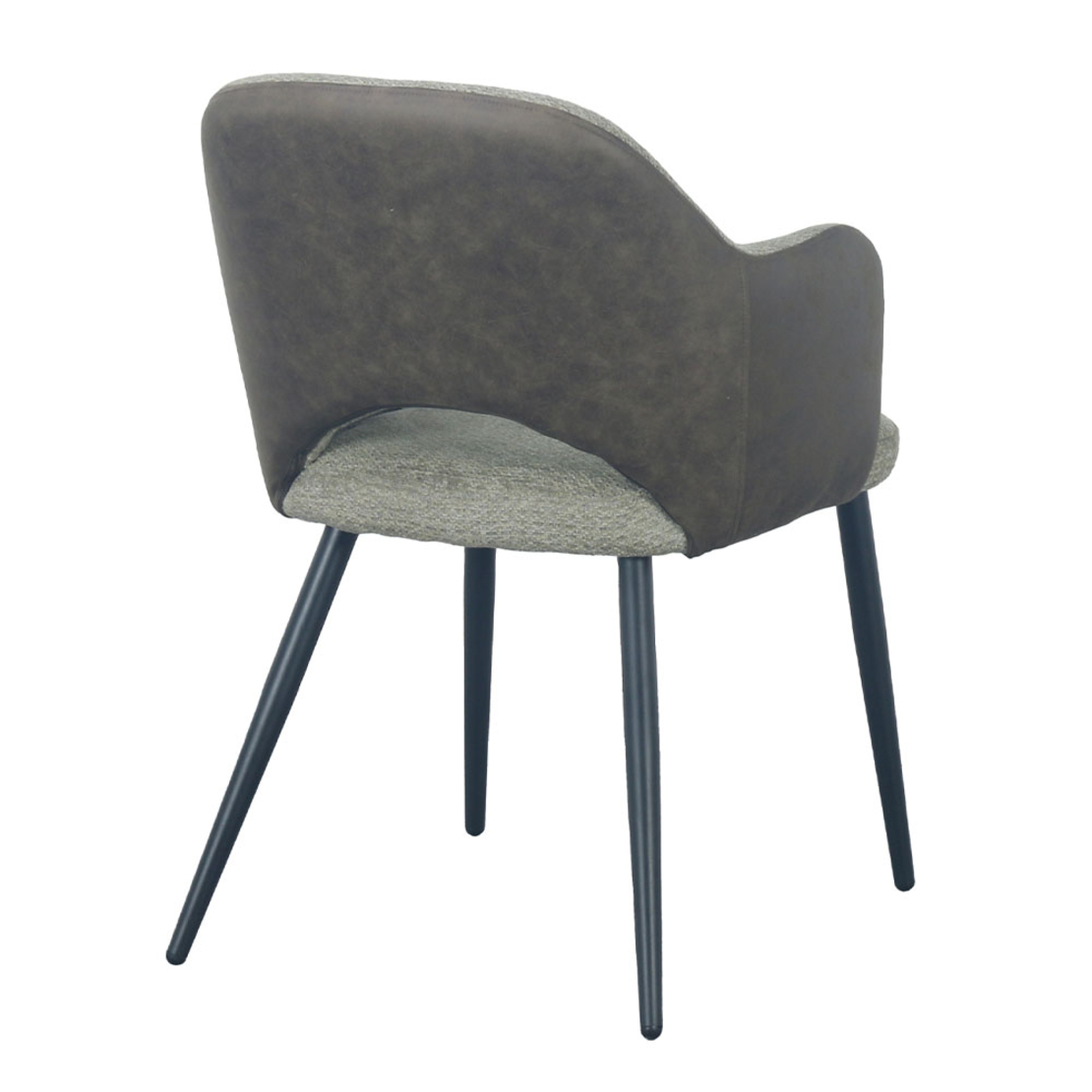 ASCOT CHAIR EASY CLEAN FABRIC GREEN METAL BLACK E1 PRC
