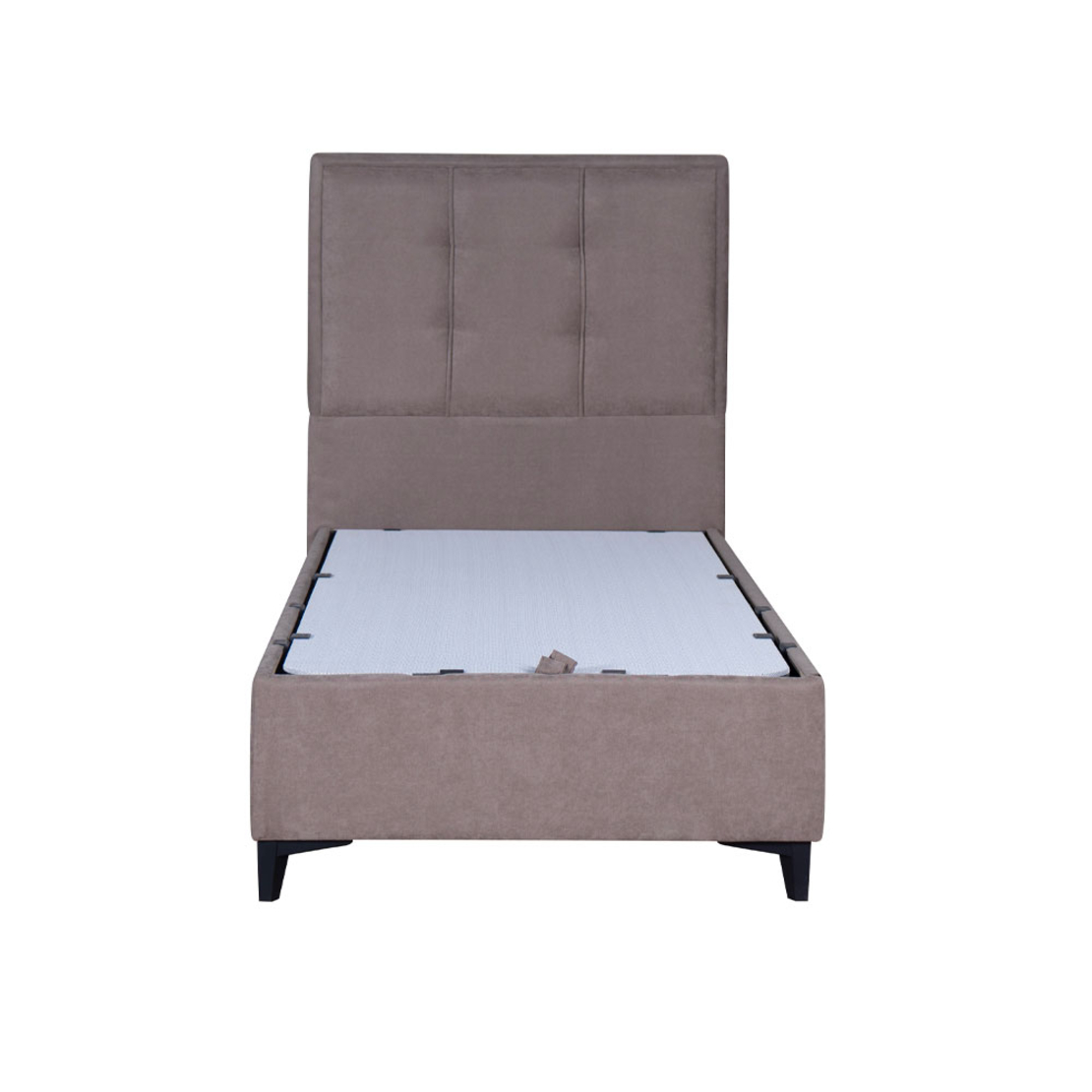 PIANO BED WITH STORAGE (FOR MATTRESS 90x200cm) FABRIC MUSHROOM 05-780 E1 TR
