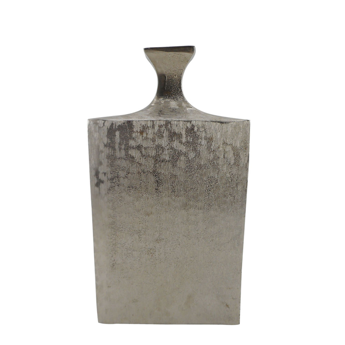 FLASCHE VASE ALUMINIUM SILVER 19x10xH36cm IN