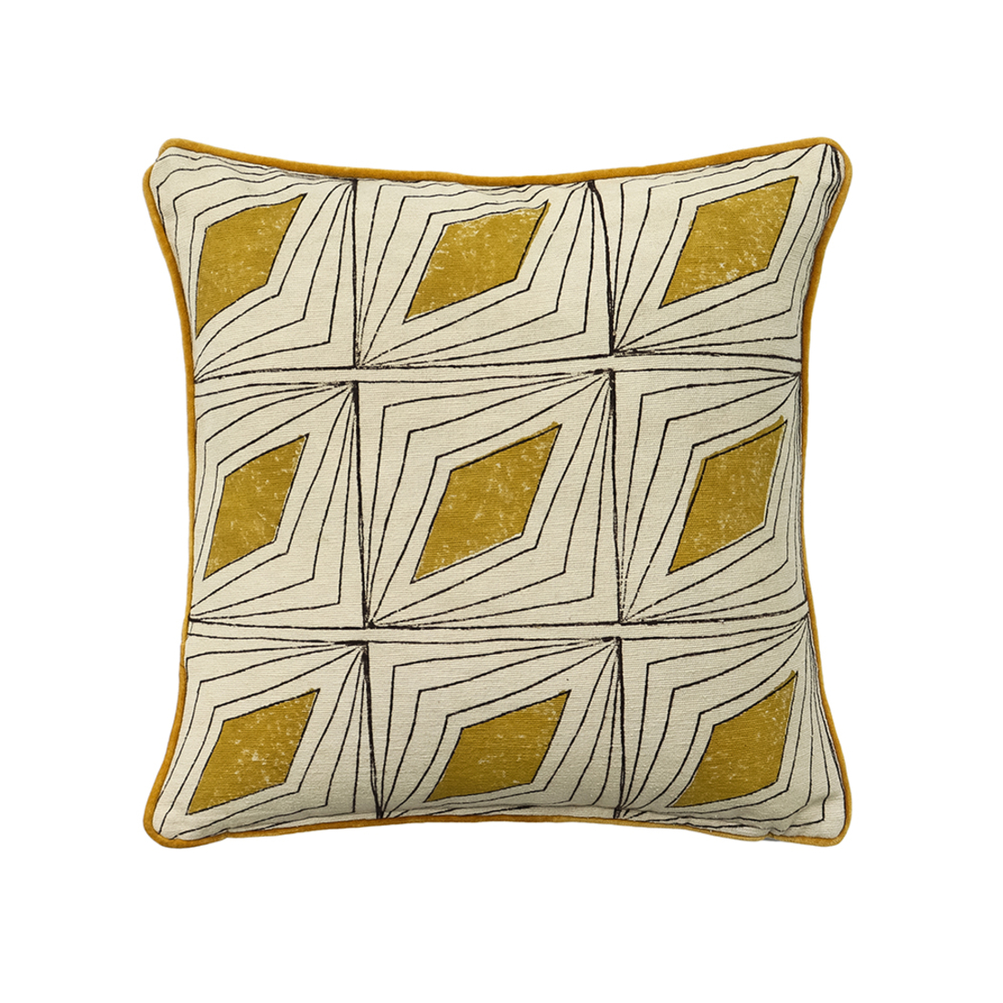 SAMOAN A DECOR CUSHION COTTON VISCOSE BEIGE DIJON