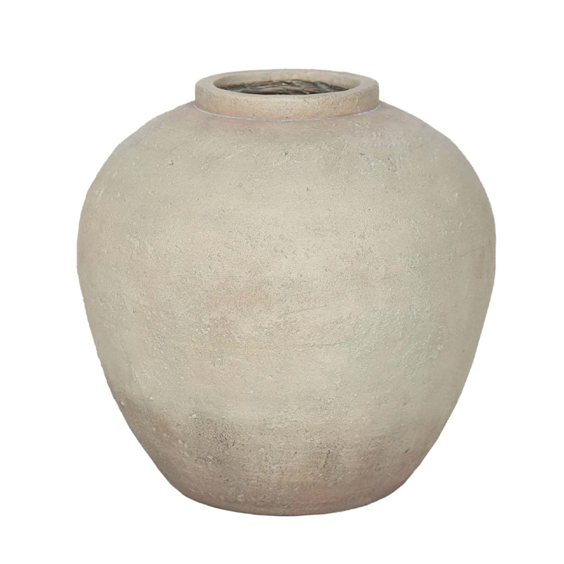 SIKINOS VASE MGO BEIGE 46x46xH48cm PRC