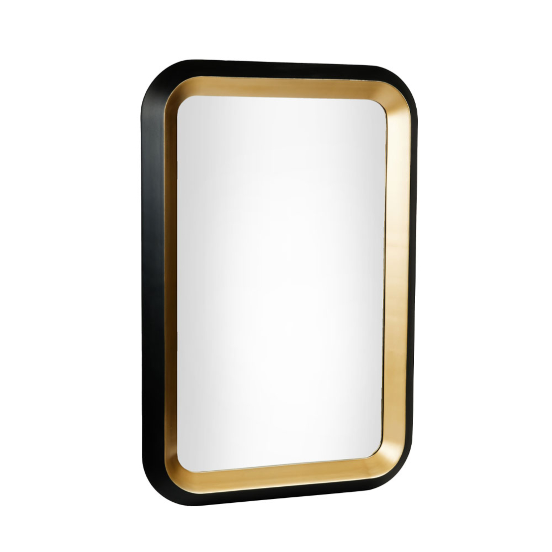 CONTRASTO MIRROR POLYURETHANE BLACK GOLD 71xH107cm E1 PRC