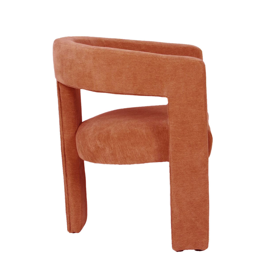 NYX ARMCHAIR FABRIC TERRACOTTA PRC
