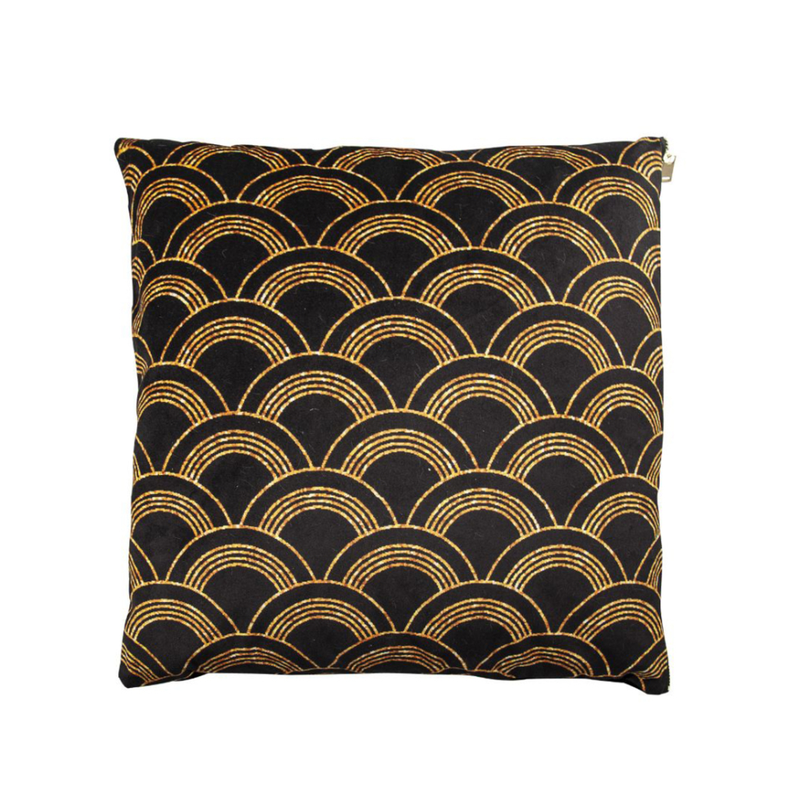 SUNRISE 1 DECOR CUSHION VELVET BLACK GOLD 45x45cm