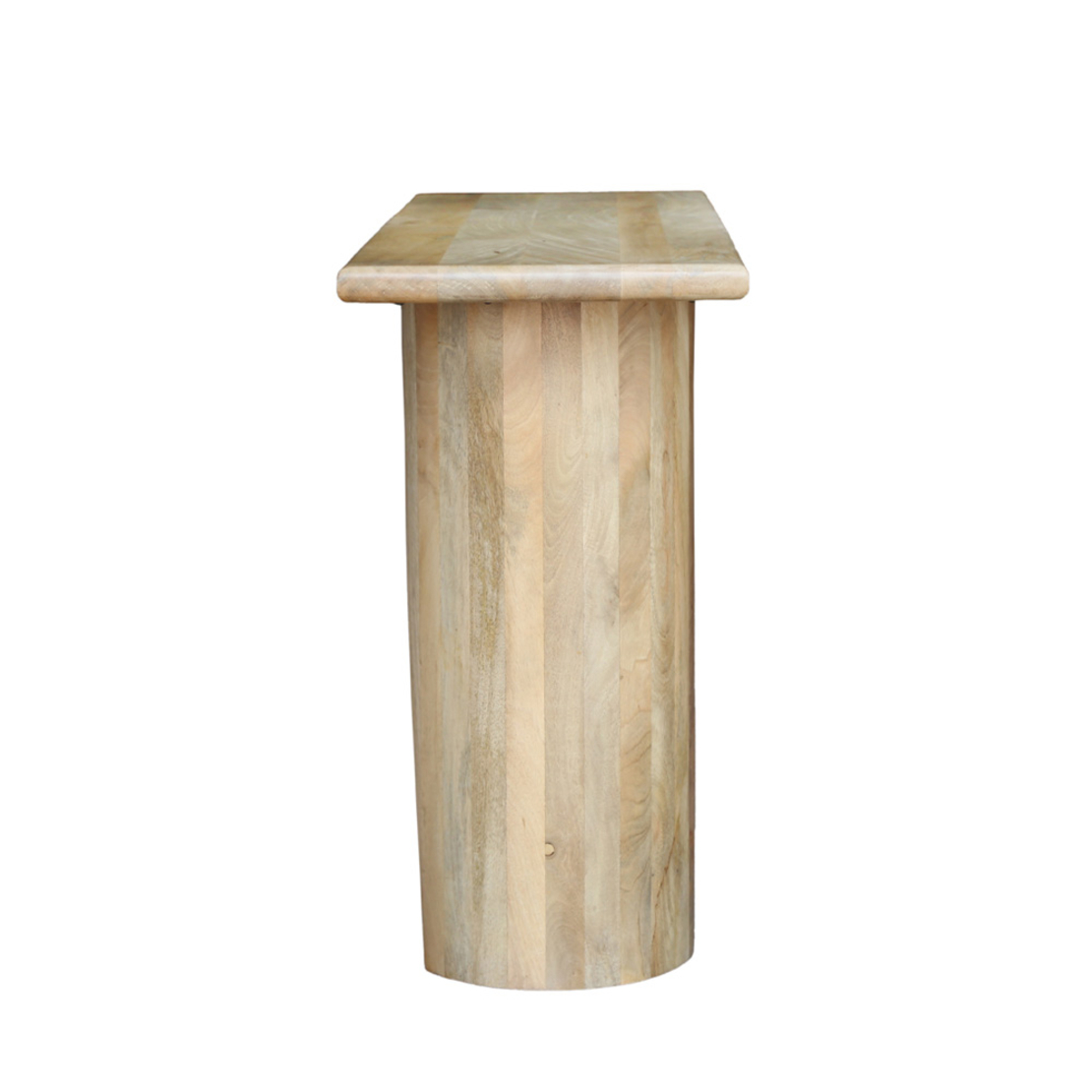 SPIRAL CONSOLE WOOD MANGO NATURAL 130x40xH76cm IN