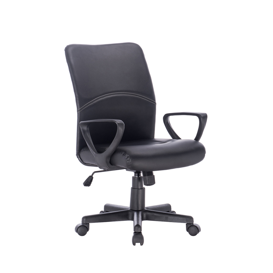TARGET CHAIR DESK FABRIC BLACK 57x58xH102cm PRC