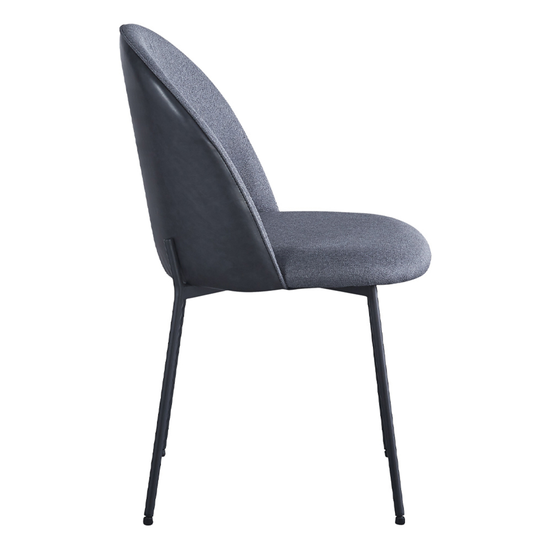 COSMO CHAIR FABRIC GREY DARK METAL BLACK E1 PRC