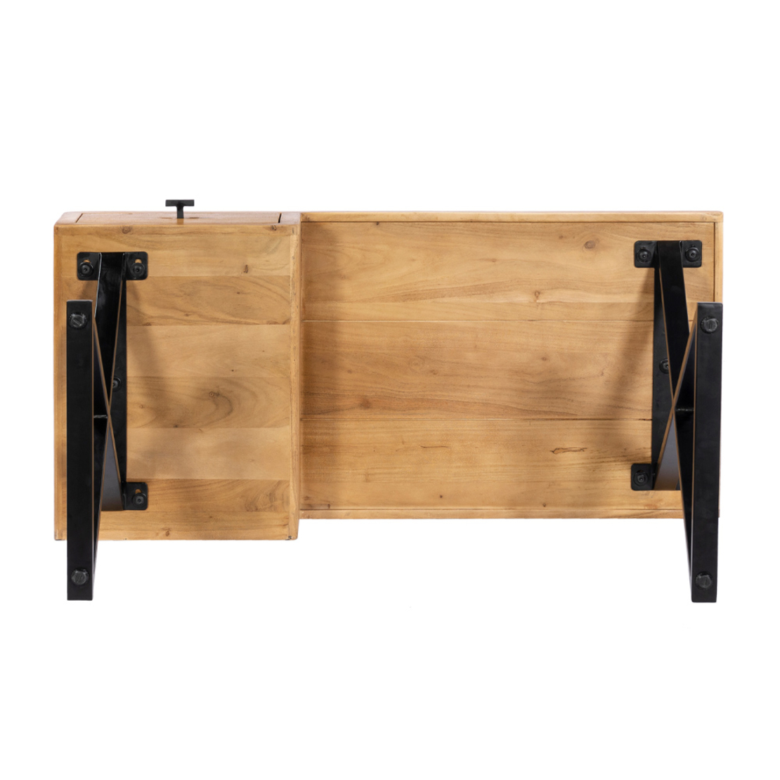 SCRIVANIA DESK WOOD ACACIA WALNUT 118x55xH78cm IN