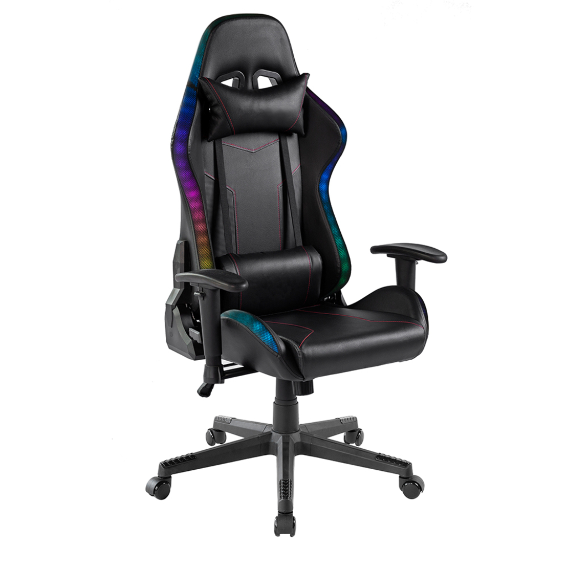 MAXIMUS GAMING CHAIR DESK FABRIC BLACK NYLON METAL 51x74xH135cm PRC