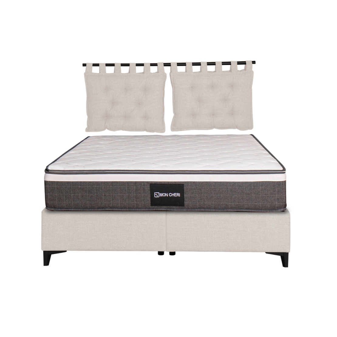 INTERNO BEDBASE WITH STORAGE 160x200cm FABRIC OFF