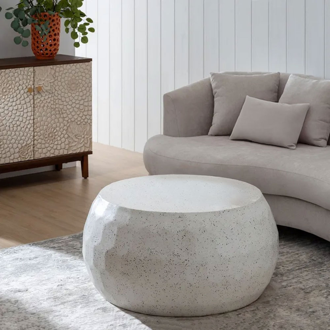 BEE MOSAIC COFFEE TABLE MAGNESIUM OXIDE MgO TERRAZ
