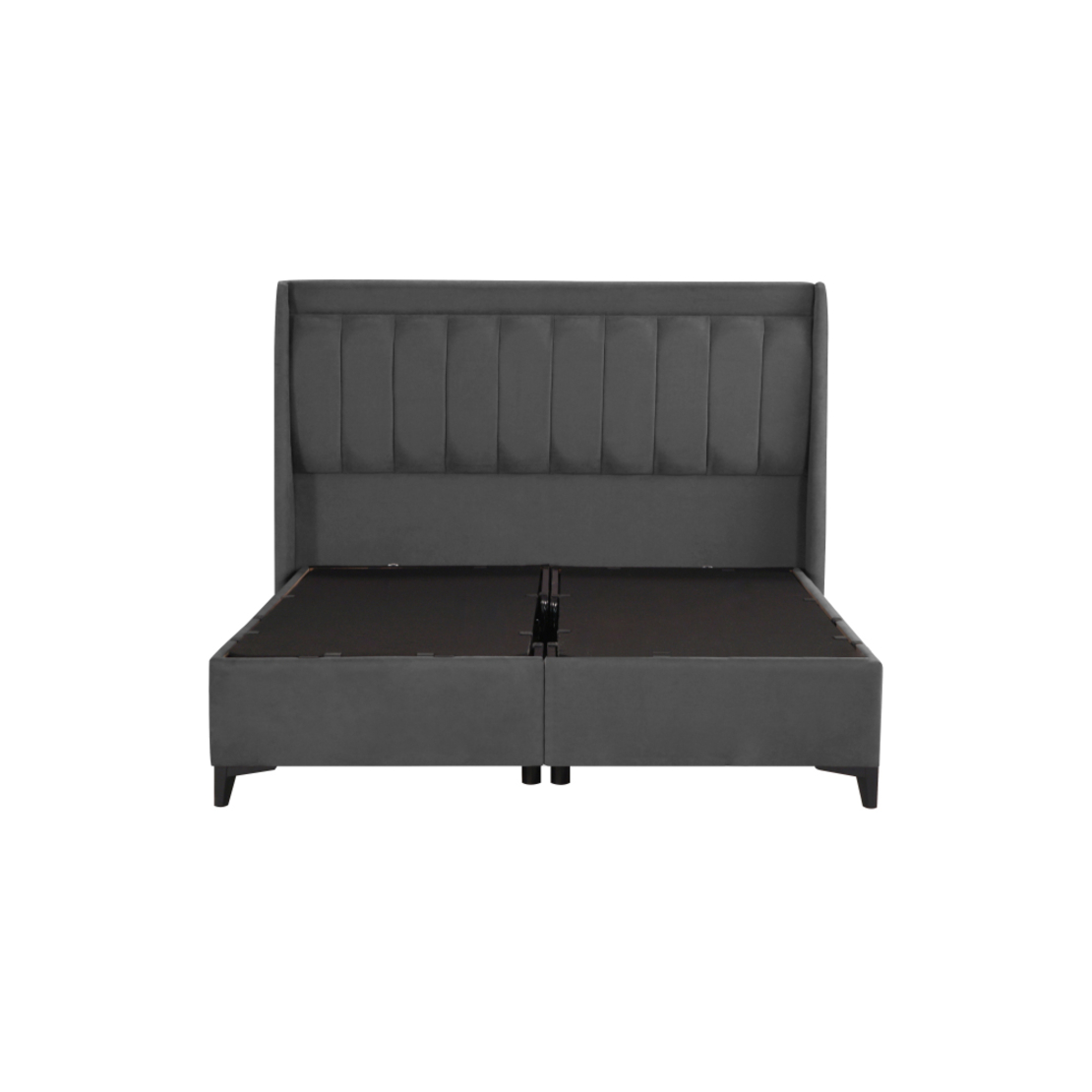 HARMONY BED WITH STORAGE AND MATTRESS FABRIC GREY 07-780 E1 TR