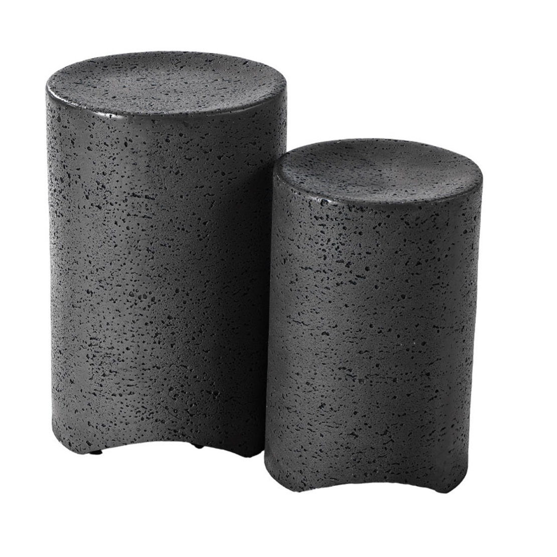 ROLE SIDE TABLE SET 2PCS ANTHRACITE 36x36xH56cm PR