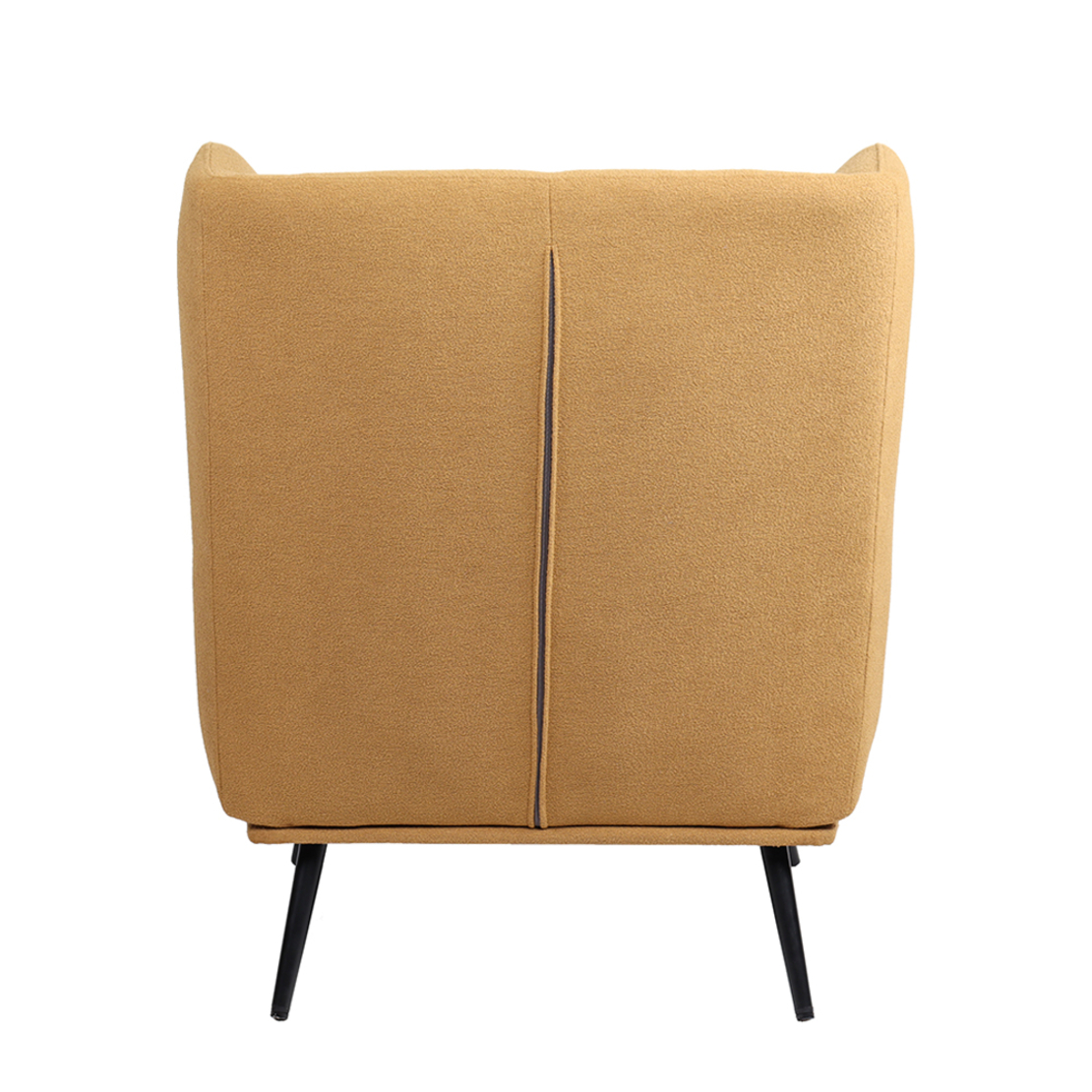 MONACO ARMCHAIR FABRIC MUSTARD WOOD RUBBERWOOD BLACK PRC