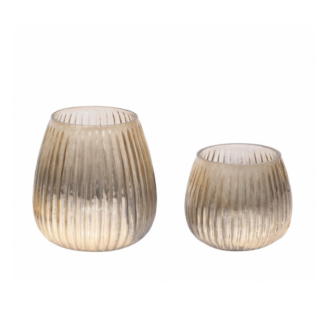 ATHENA BASE FOR CANDLE GLASS GOLD D9xH10cm IN
