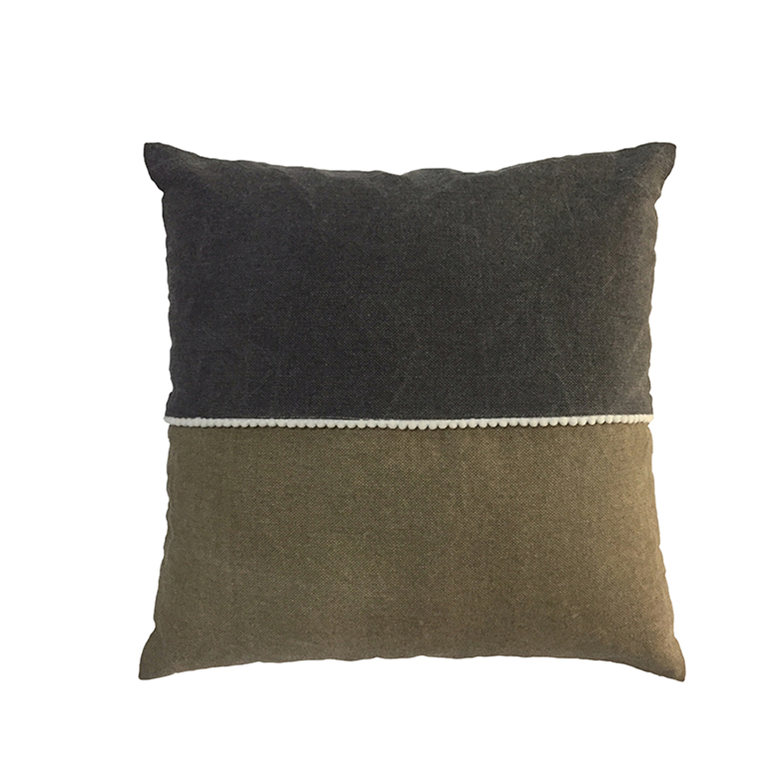 GROUND 2 DECOR CUSHION FABRIC GREY BEIGE 45x45 IN