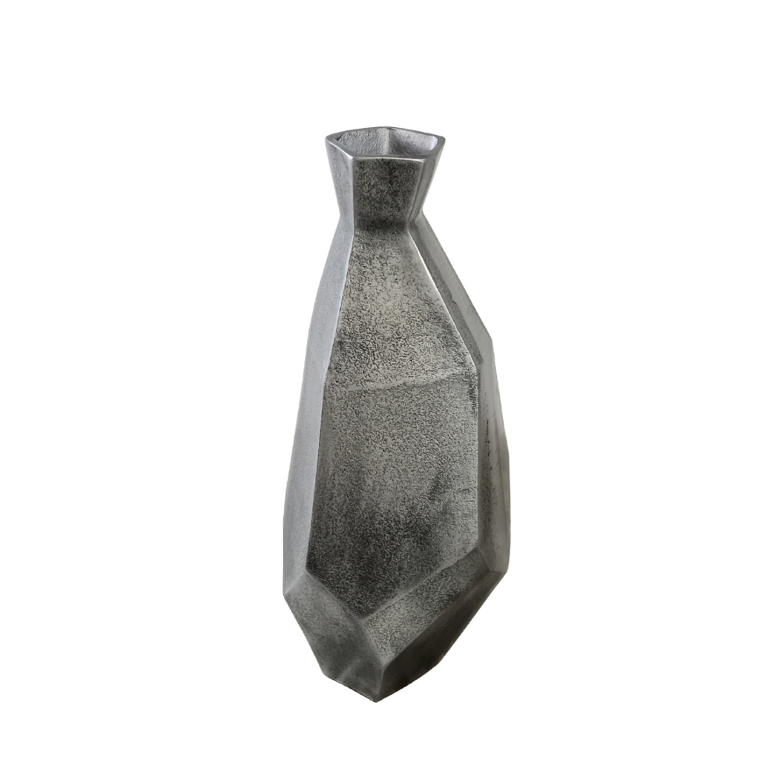 IWA 4 VASE ALUMINIUM SILVER ANTIQUE D17xH25cm IN