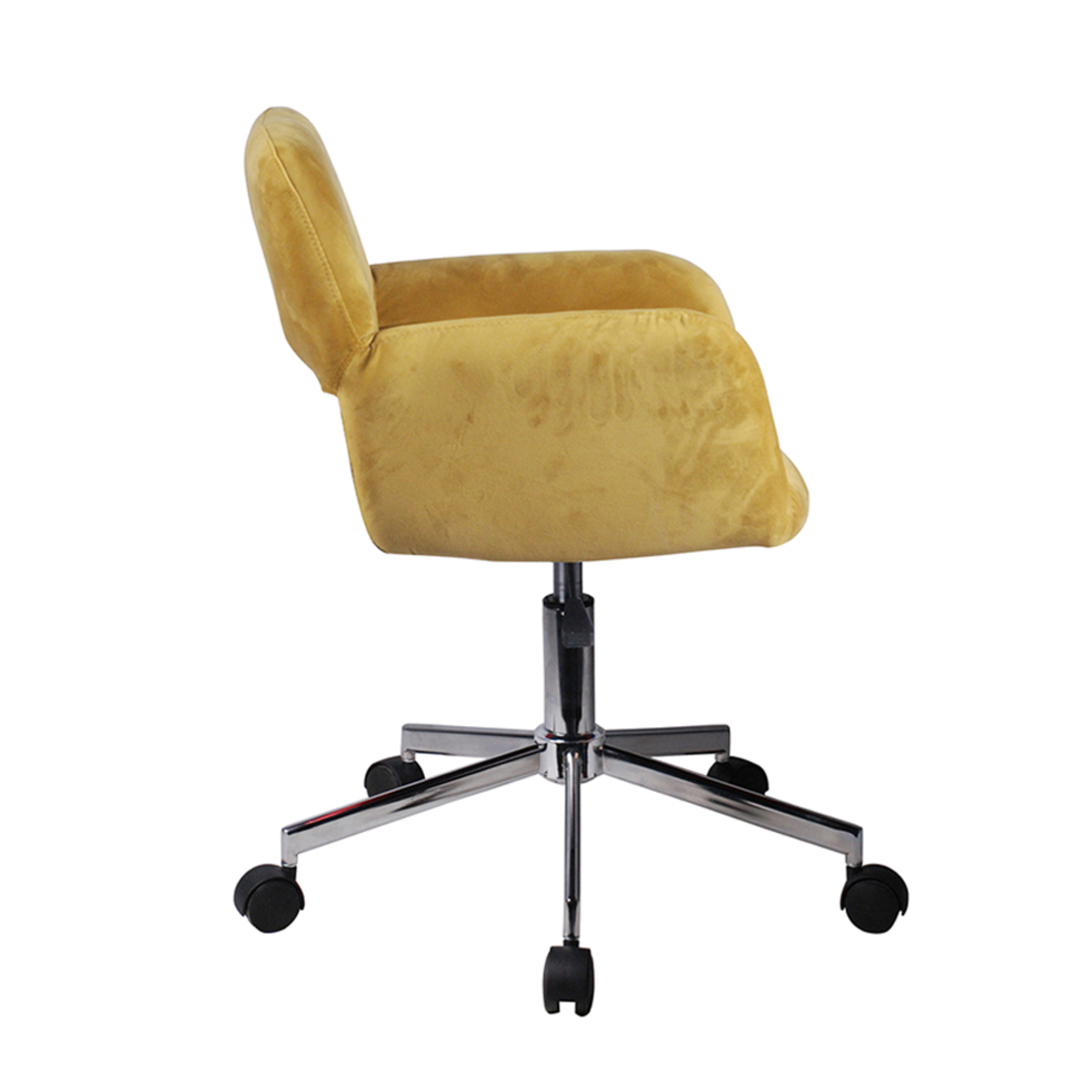 IDOLS CHAIR DESK FABRIC GOLD FINGER METAL 56,5x54,5xH88cm E1 PRC