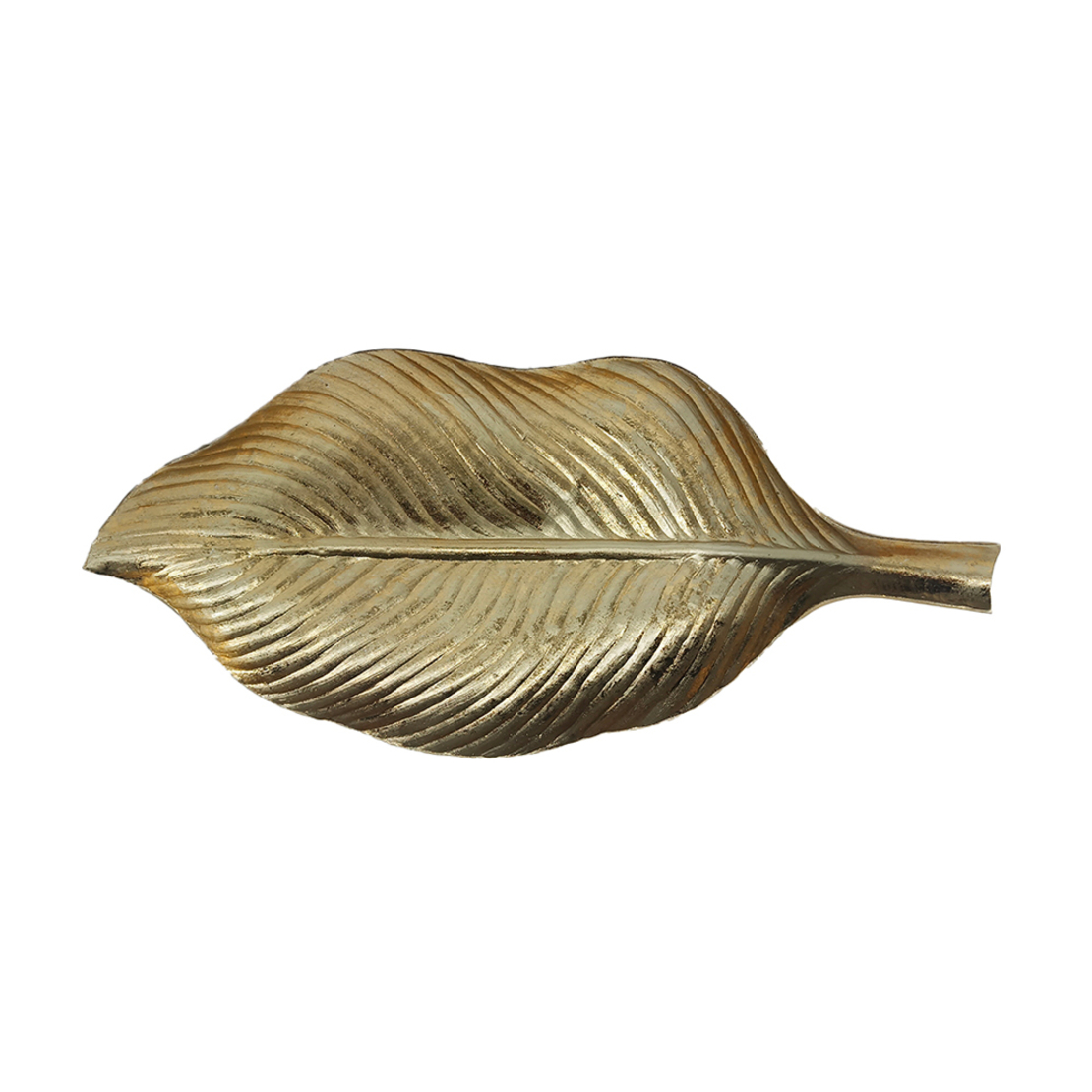 WIND PLATTER POLYRESIN GOLD 30,5x14,5xH5cm PRC